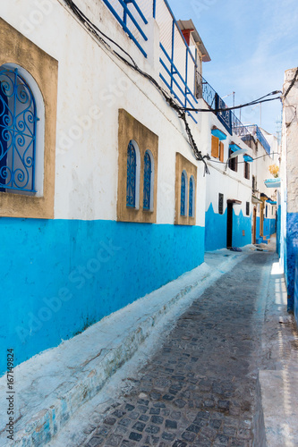 Blue and White Houses of Udayas, Rabat, Morocco © tinasdreamworld
