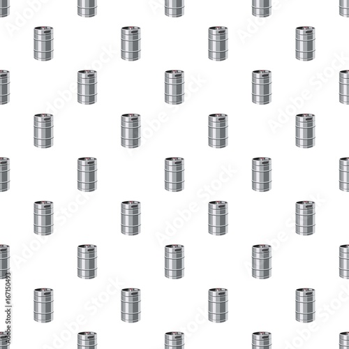 Metal beer keg pattern