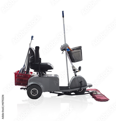 Dust cart, Isolated on white background