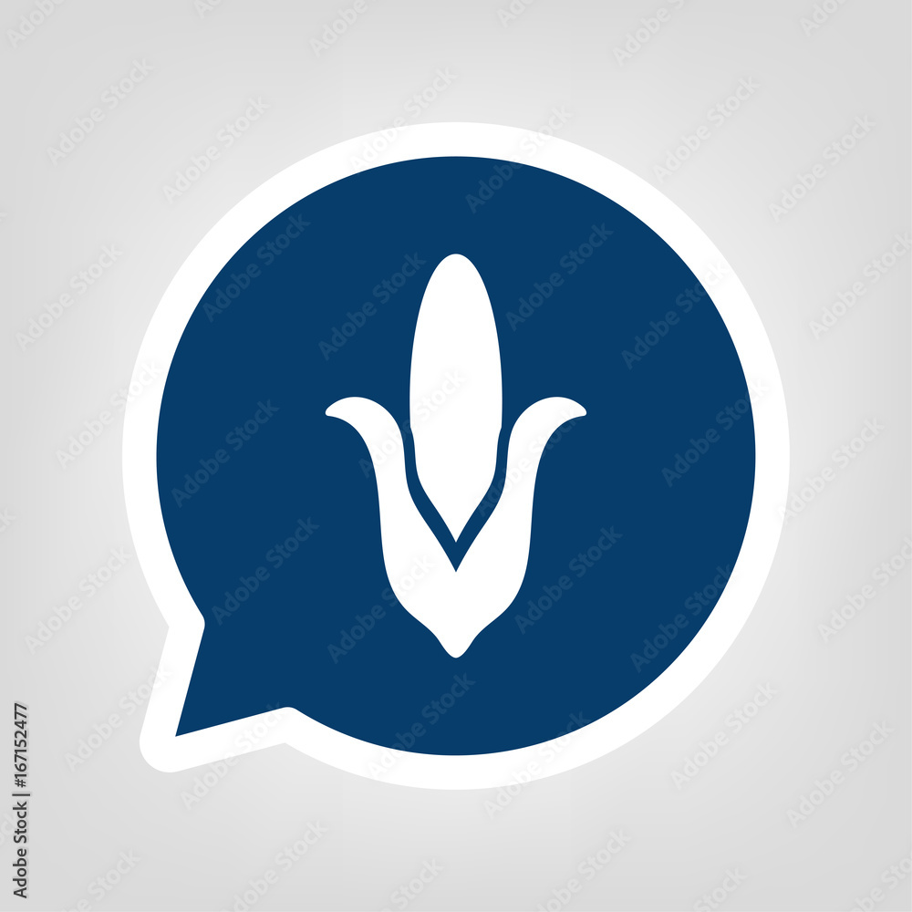 Obraz premium Sprechblase Mais