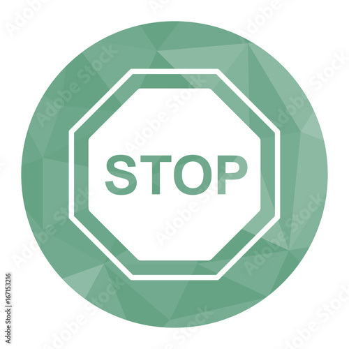 Polygon Icon Stopschild