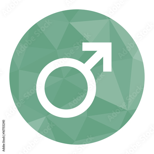 Polygon Icon Männlich