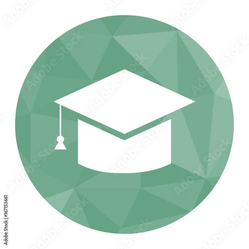 Polygon Icon Doktorhut