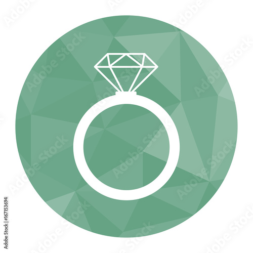 Polygon Icon Diamantring