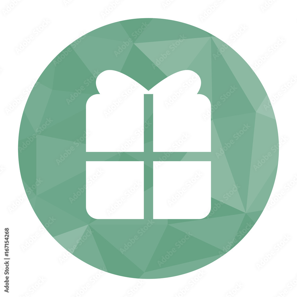 Polygon Icon Geschenk