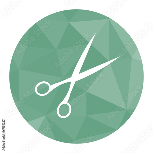 Polygon Icon Schere
