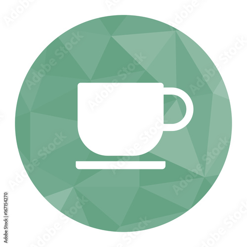 Polygon Icon Kaffeetasse