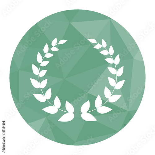 Polygon Icon Siegerkranz