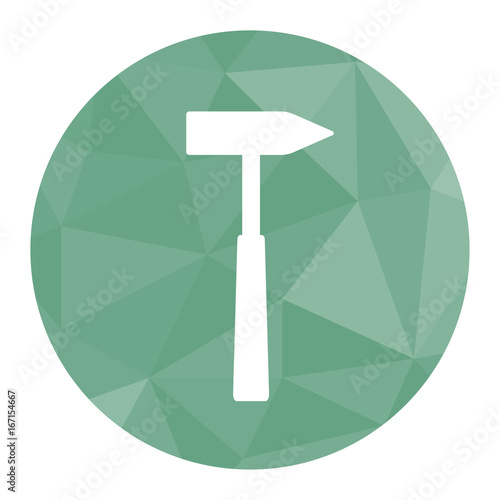Polygon Icon Hammer