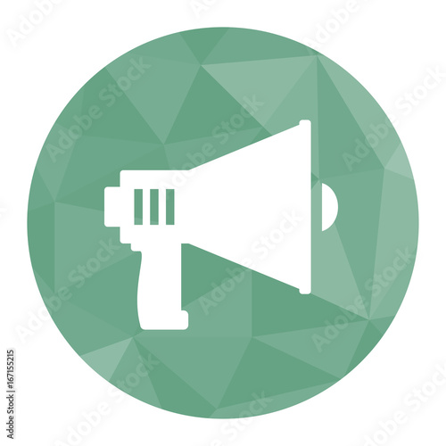 Polygon Icon Megaphon