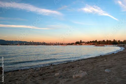 Sunset at a Vancouver Beach