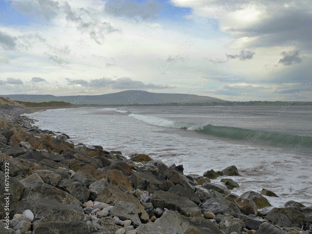 Strandhill beach in County Sligo Ireland. High tide. Stock Photo | Adobe  Stock