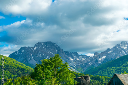 Picturesque Komovi Mountains are located in the east of Montenegro.