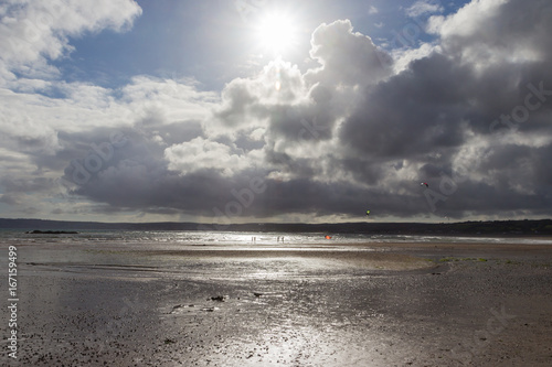 Sky over Marazion beach in Cornwall © Anthony
