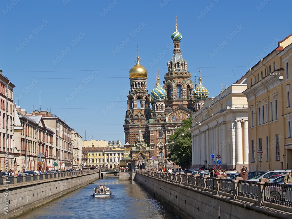 The orthodox temple Has rescued-on-blood in St.-Petersburg The orthodox temple Has rescued-on-blood in St.-Petersburg