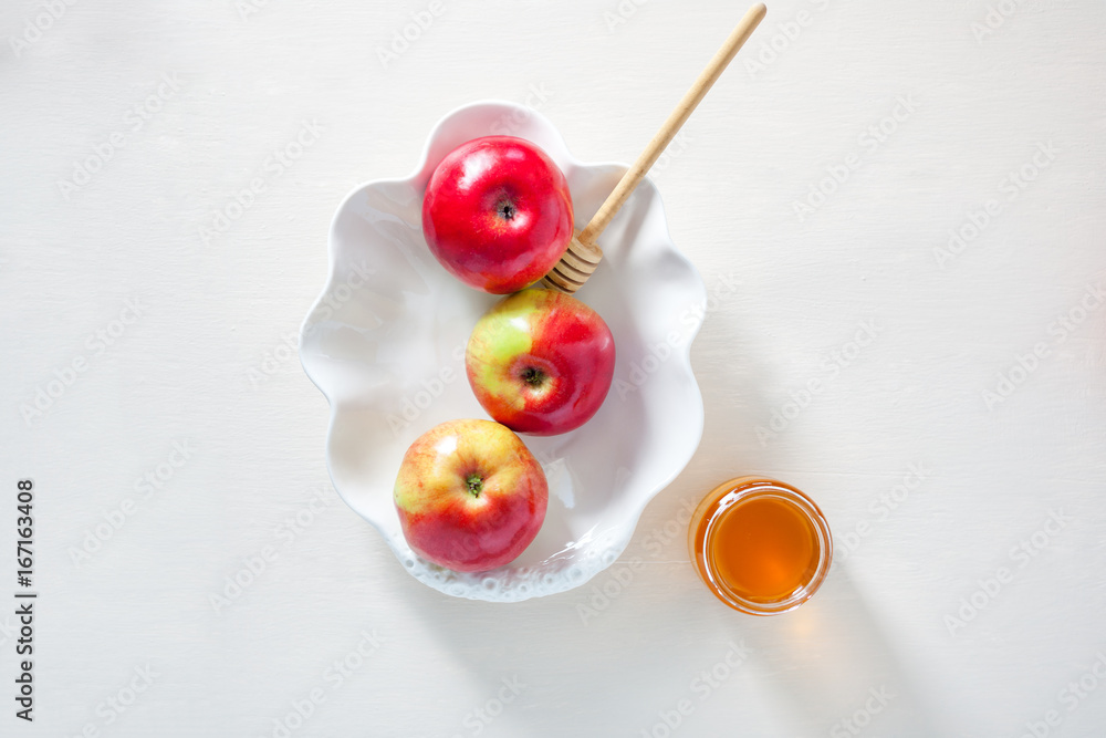 Apples, pomegranate and honey for Rosh Hashanah Apples, pomegranate and honey for Rosh Hashanah