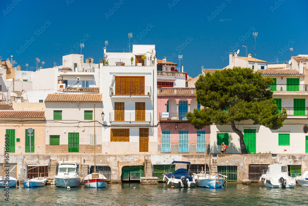 Houses at the port of Portocolom - Majorca – 8455