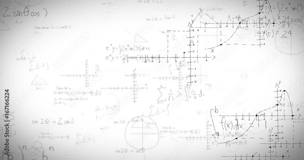 Math formulas on whiteboard Math formulas on whiteboard