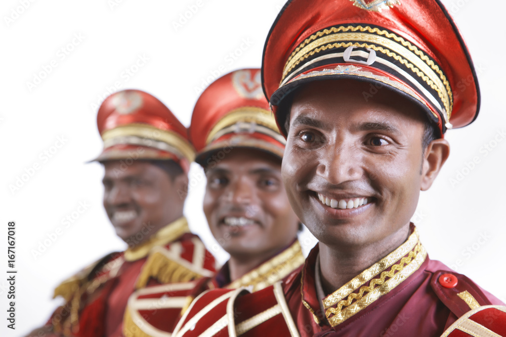 Portrait of bandwala smiling