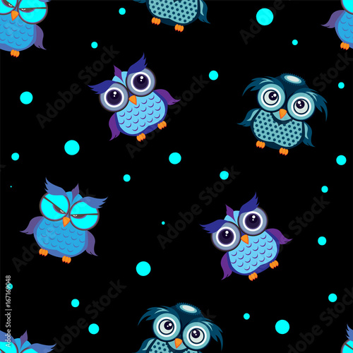 pattern owl graphic cartoon character