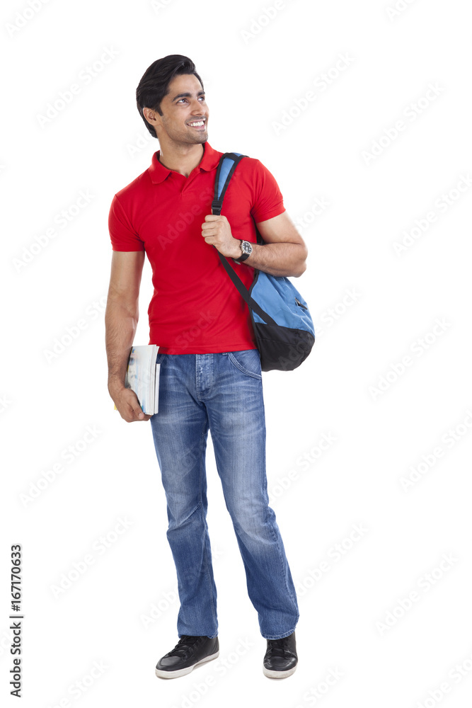 Fototapeta premium College student smiling