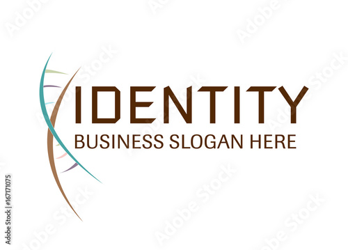 Vector - Identity business modern logo, isolated on white background. Vector illustration.