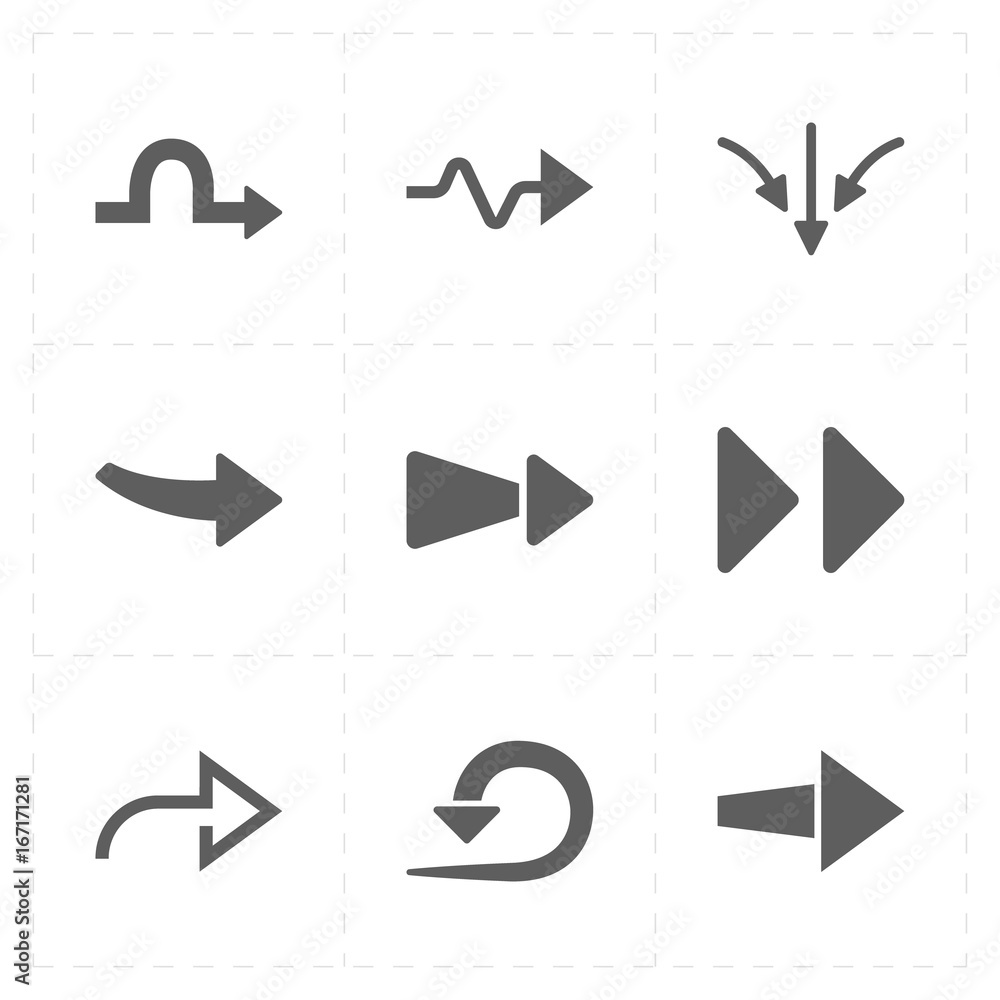 flat modern arrows flat modern arrows