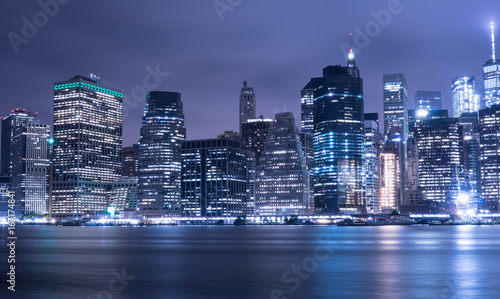 New York City Skyline at Night 