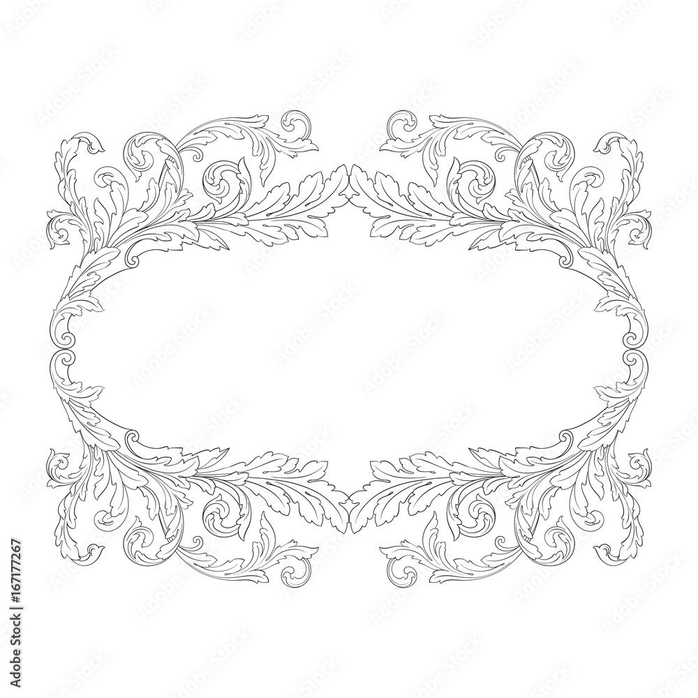Ornament frame, border