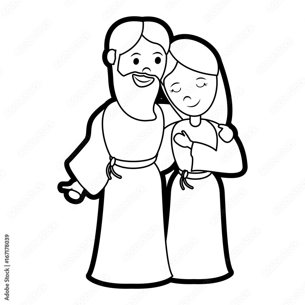virgin mary and saint joseph cartoon virgin mary and saint joseph cartoon