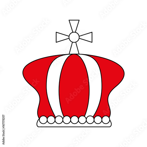 crown pope catholic emblem icon