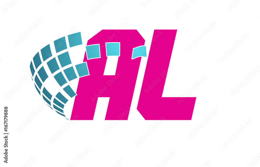 AL Initial Logo for your startup venture AL Initial Logo for your startup venture