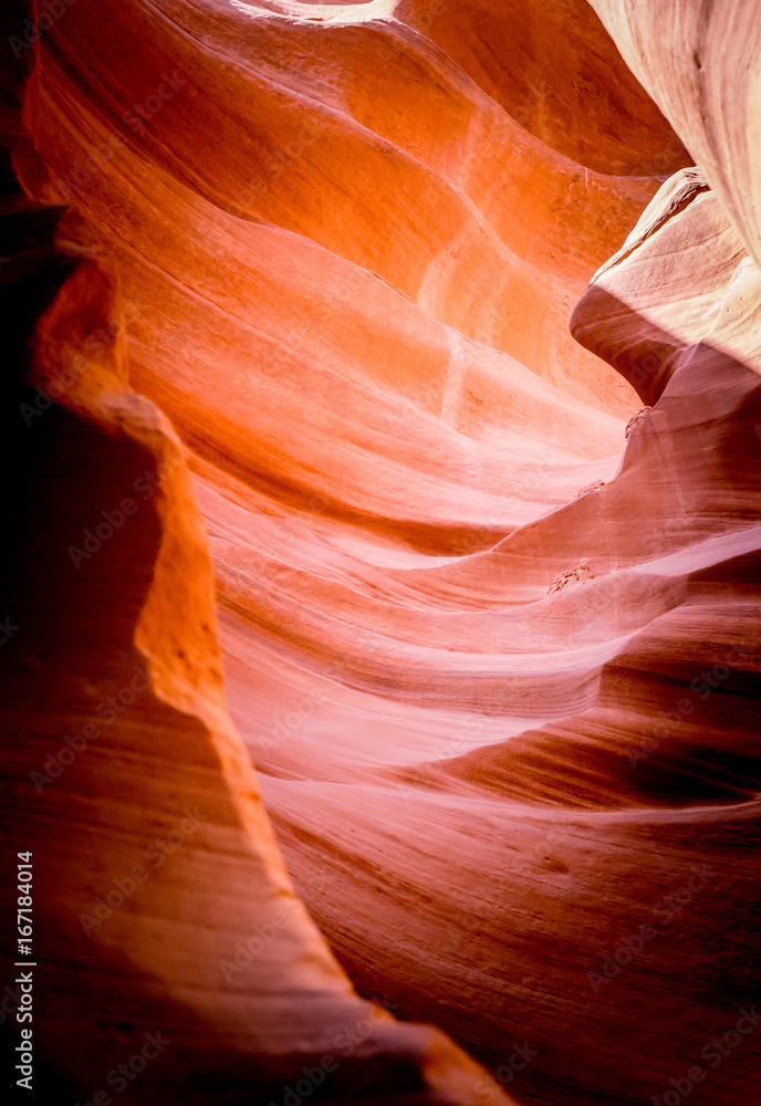 Sandstone erosion. Sandstone rocks in the Lower Antelope Canyon Sandstone erosion. Sandstone rocks in the Lower Antelope Canyon