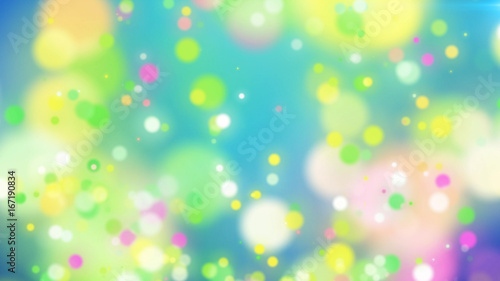 Abstract Colorful Holiday particles background.