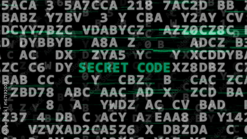 Secret Code Concept