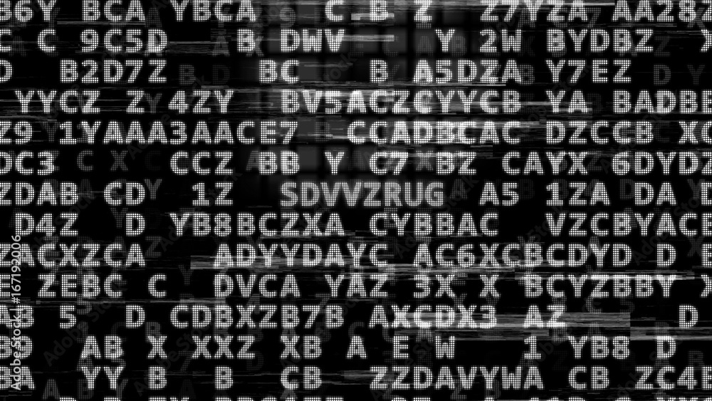 Abstract data code. Abstract data code.