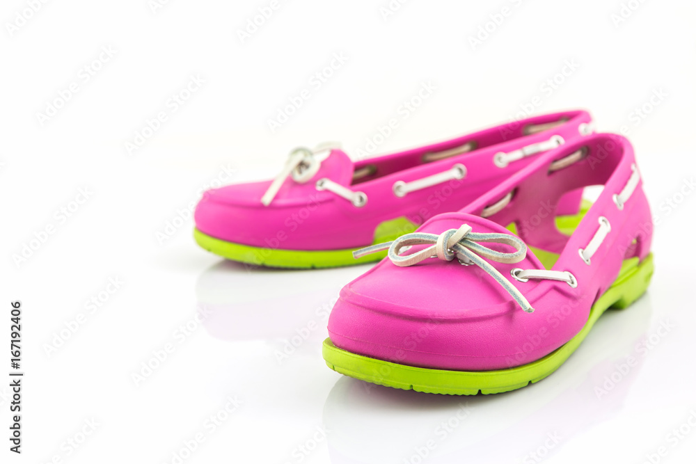 Colorful of Sandals shoes, flip flops. Colorful of Sandals shoes, flip flops.