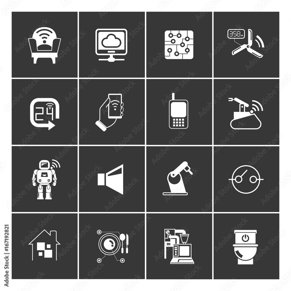 home automation icons and smart device, home appliance icons home automation icons and smart device, home appliance icons