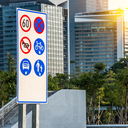 detail shot of street signs.