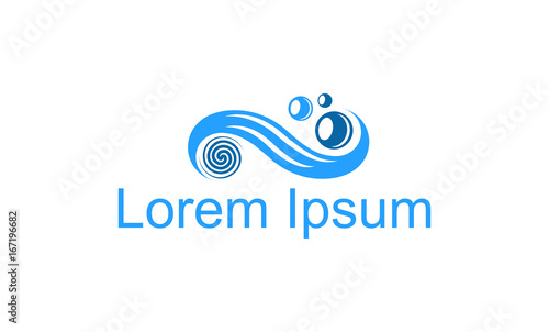 Abstract water drop depicting cleanliness