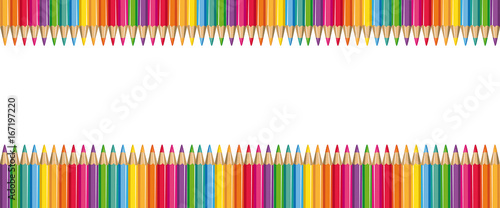 Colored pencils banner.