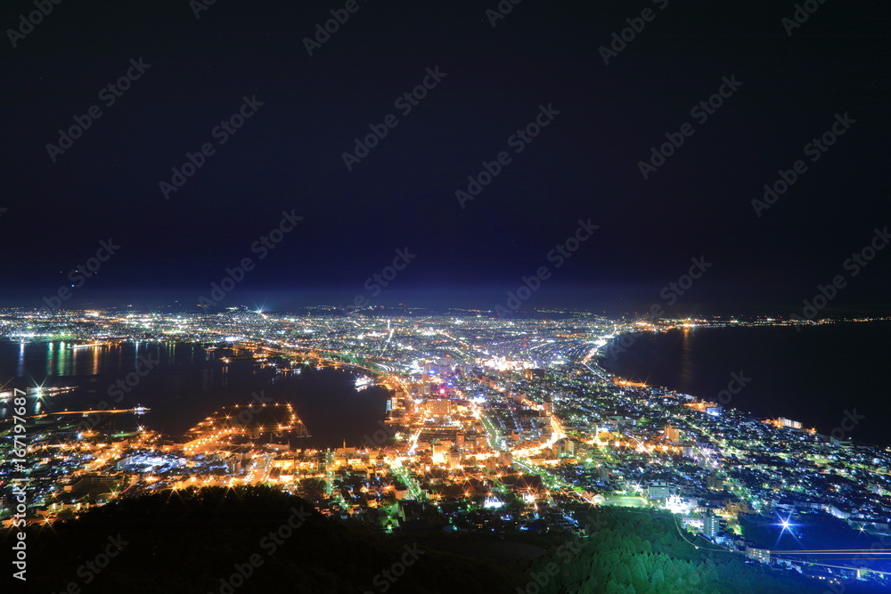 Fototapeta premium Hakodate night view