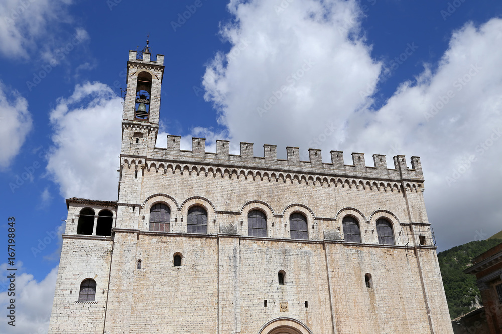 Wonderfull Consuls Palace in Gubbio. Umbria - Italy
