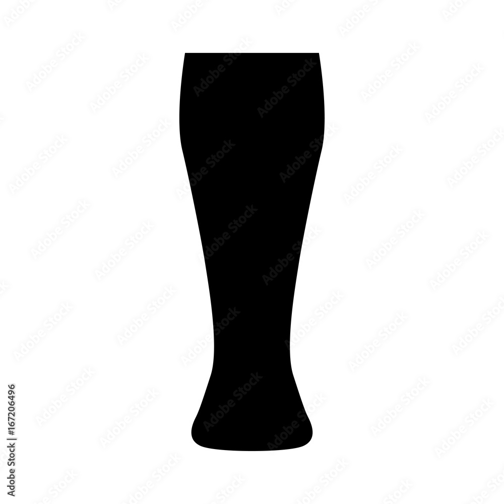 Beer glass black color icon . Beer glass black color icon .