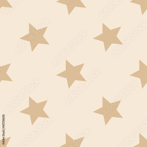 Stars pattern. Seamless vector illustration. Retro  vintage background 
