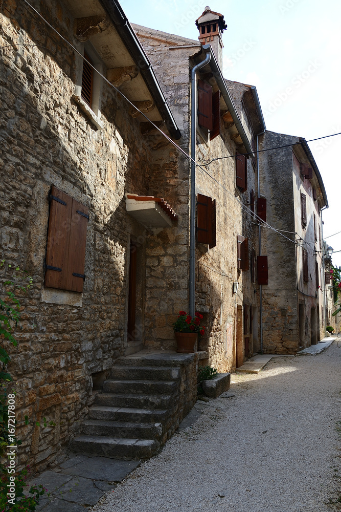 Street in Bale city, Croatia