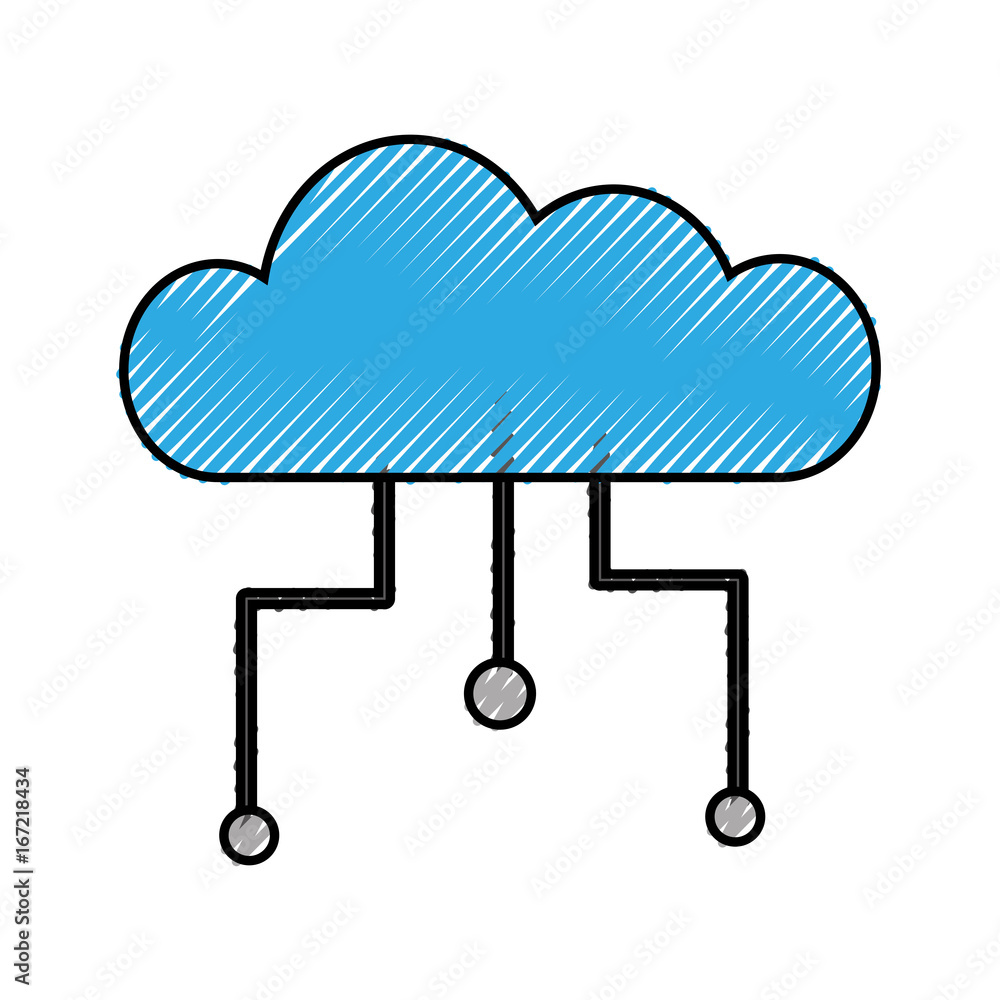 cloud computing isolated icon vector illustration design cloud computing isolated icon vector illustration design