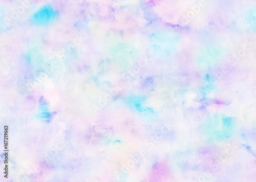 Subtle light violet blue watercolor background - seamless texture.