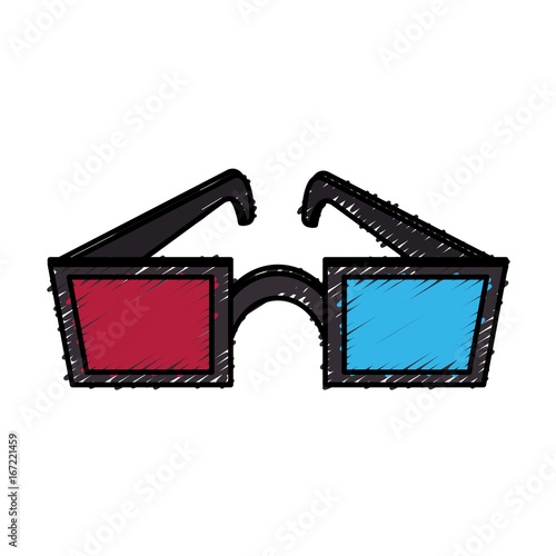 glasses vector illustration