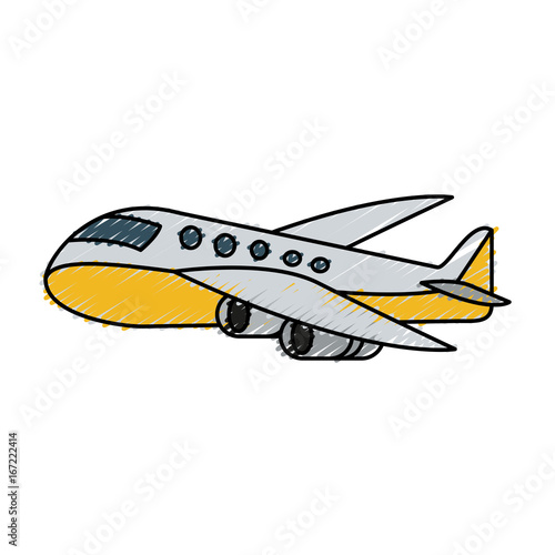 plane vector illustration